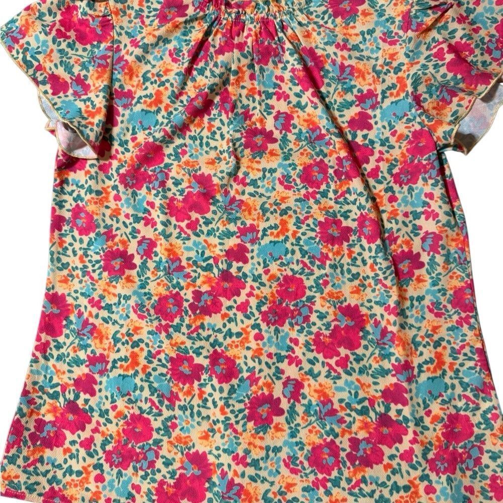 Floral short-sleeve Shirt - Multicolor S